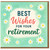 Best Wishes For Your Retirement Card - Daisy Flowers Design - Heartfelt Retirement Greetings for Colleague, Friend or Family