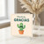 Funny Thank You Card - Moustache Gracias Cactus Pun - Humorous Gracias Cactus Greeting for Friends, Colleagues or Teachers