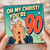 90th Birthday Card, Oh My Christ! You're 90 Funny Retro Greeting Card