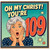 109th Birthday Card, Funny Retro Comic Style Card