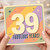 39th Birthday Card, Fabulous Years Card