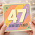 47th Birthday Card, Fabulous Years