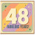 48th Birthday Card, Fabulous Years