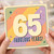 65th Birthday Card, Fabulous Years Retro Party Design