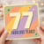 77th Birthday Card, 77 Fabulous Years Card