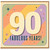 90th Birthday Card, Fabulous Years