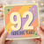 92nd Birthday Card, Fabulous Years Card