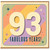 93rd Birthday Card, Fabulous Years Retro Style Card