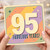 95th Birthday Card, Fabulous Years Retro Greeting Card