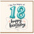 18th Birthday Card, The Fun Begins at 18 Happy Birthday Card