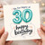 30th Birthday Card, The Fun Begins at 30 Happy Birthday Card