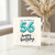 56th Birthday Card, Happy Birthday The Fun Begins At