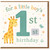 Cute Giraffe Little Boy 1st Birthday Card - First Birthday Greeting for Son, Grandson or Nephew - Animal Design - 1 Year Old Kids Card with Envelope