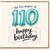 110th Birthday Card, Happy Birthday Card for 11 Year Old