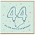 44th Birthday Card, Oh Now That's a Big Birthday!
