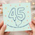 45th Birthday Card, Big Birthday Balloon Design, Funny 45 Year Old Birthday Card