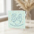 54th Birthday Card, Big Birthday Balloon Number 54 Card