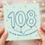 108th Birthday Card