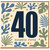 40th Birthday Card, Naughty Forty Birthday Card