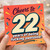 22nd Birthday Card, Cheers to 22 Years of Being Fucking Awesome Funny Birthday Card