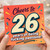26th Birthday Card, Cheers to 26 Years of Being Awesome Funny Card