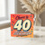 40th Birthday Card, Cheers to 40 Years of Being Awesome Card