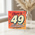 49th Birthday Card, Cheers to 40 Years of Being Awesome Card