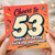 53rd Birthday Card, Cheers to 53 Years of Being Awesome Funny Card