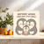 Penguin Family Birthday Card - 'Birthday Wishes From Our Little Family' - Cute Square 145mm x 145mm -, Includes Kraft Envelope