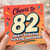 82nd Birthday Card, Cheers to 82 Years of Being Fucking Awesome Card