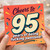 95th Birthday Card, Cheers to 95 Years of Being Awesome
