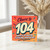 104th Birthday Card, Cheers to 104 Years of Being Awesome Funny Birthday Card