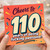 110th Birthday Card, Cheers to 110 Years of Being Fucking Awesome Card