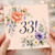 33rd Birthday Card, Floral 33 Birthday Card