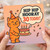 30th Birthday Card - Cute Cat with Cake - Hip Hip Hooray 30 Today - Fun Cartoon Animal Birthday Greeting Card with Envelope