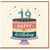19th Birthday Card, Happy Birthday Cake Design Card