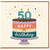50th Birthday Card, Happy Birthday Cake Design