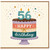 56th Birthday Card, Happy Birthday Cake Design