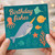 Birthday Fishes Pun Card - Cute Narwhal and Sea Creatures - Funny Kids Birthday Card for Boys, Girls or Anyone - Ocean Theme - Blank Inside - With Envelope