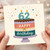 62nd Birthday Card, Happy Birthday Cake Design