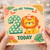 2nd Birthday Card for Child - Cute Lion Safari Theme - You Are Turning 2 Today - Toddler Age 2 Kids Animal Jungle Card, Boy or Girl