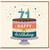 71st Birthday Card, Happy Birthday Cake Design