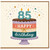 85th Birthday Card, Happy Birthday Cake Design