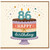 86th Birthday Card, Happy Birthday Cake Design Card