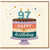 97th Birthday Card, Happy Birthday Cake Design Card