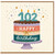 102nd Birthday Card, Happy Birthday Cake Design