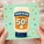 50th Birthday Card, Funny Rude Birthday Card