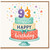 93rd Birthday Card, Happy Birthday Cake Design Card