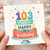 103rd Birthday Card, Happy Birthday Cake Card