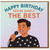 Happy Birthday Card - You're Simply The Best - Singer with Microphone Illustration - Heartfelt Birthday Greeting for Friends and Family